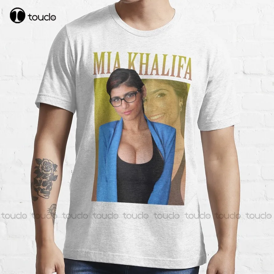

Mia Khalifa Trending T-Shirt Mens Tall T Shirts Cotton Outdoor Simple Vintag Casual Tee Shirt Custom Aldult Teen Unisex Xs-5Xl