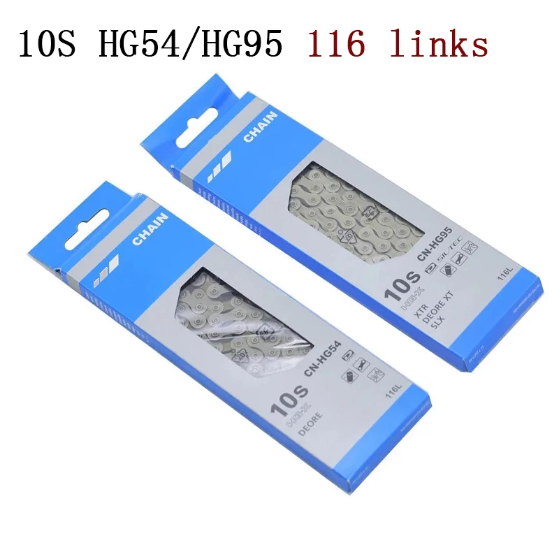 

Цепь переключения передач для велосипеда Shimano, 10 скоростей, HG 54/HG95 116