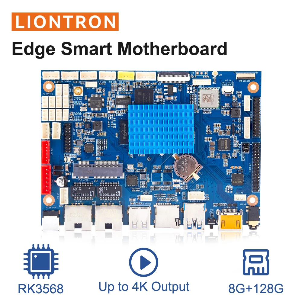

Liontron RK3568 разработка Android 11 Linux плата Встроенная умная материнская плата Edge вычислительная коробка искусственный интеллект