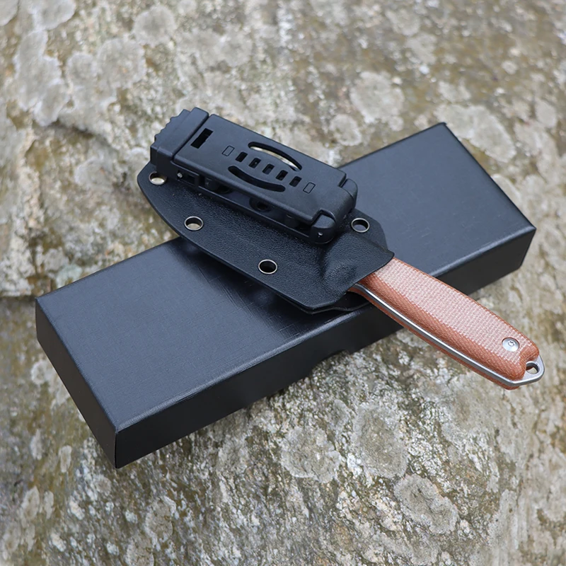 Нож с фиксированным лезвием для повседневного использования ножнами Kydex 14c2 8n