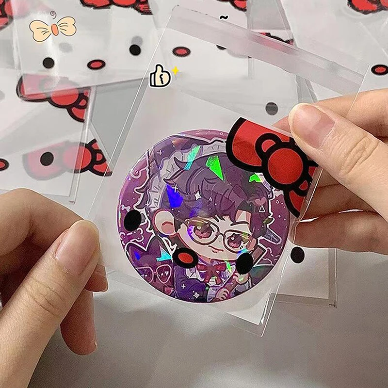 100 шт. пластиковые пакеты для хранения Hello Kitty