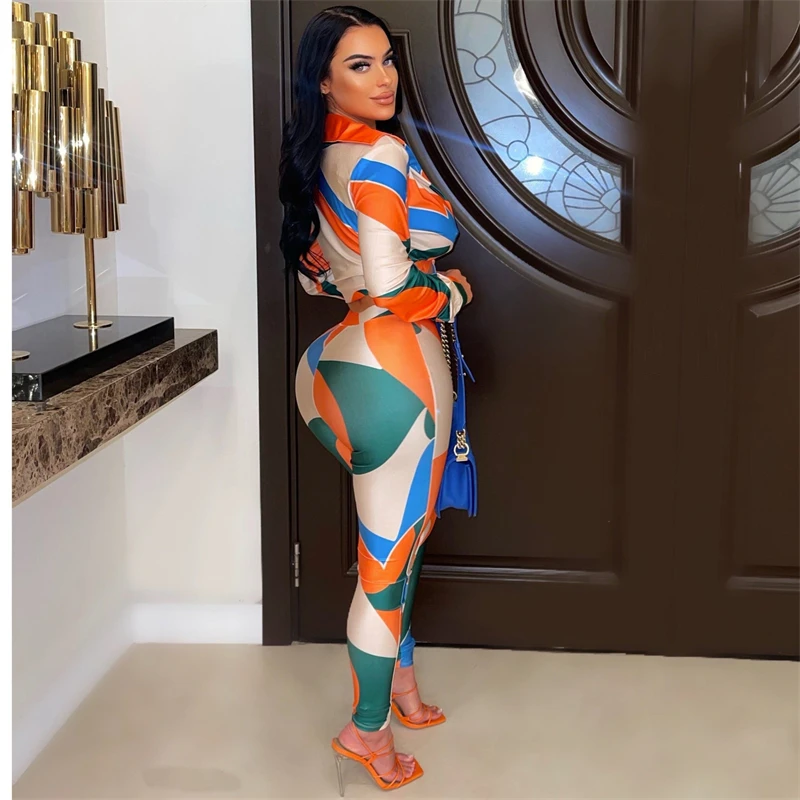 Adogirl Fashion Print Patchwork Shirt Two Piece Set 2022 Autumn Women Long Sleeve Blouse Top Pencil Pants Casual Suits Outfits 4 Adogirl Fashion Print Patchwork Shirt Two Piece Set 2022 Autumn Women Long Sleeve Blouse Top Pencil Pants Casual Suits Outfits 4