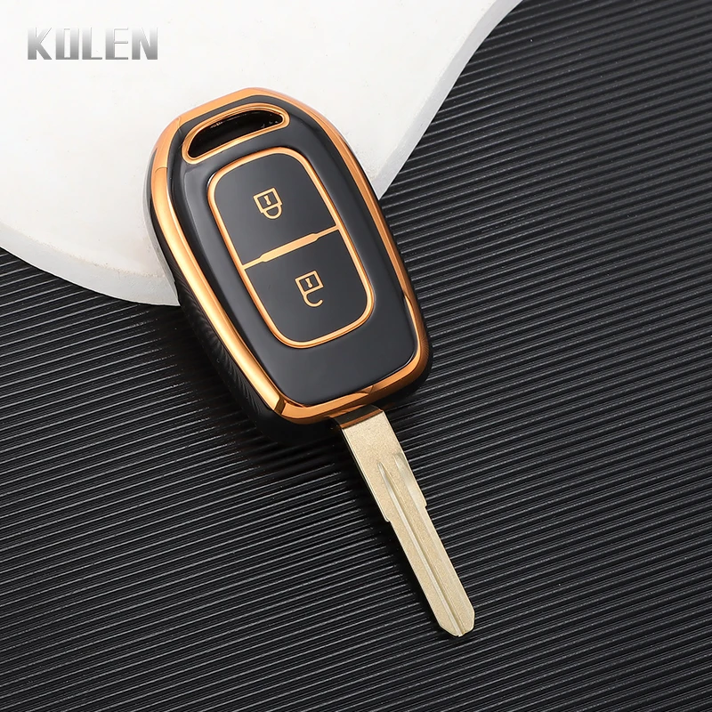 

Чехол Для Ключей Из ТПУ Для Renault Duster Sandero Logan Clio Captur Laguna Scen-2 Кнопки