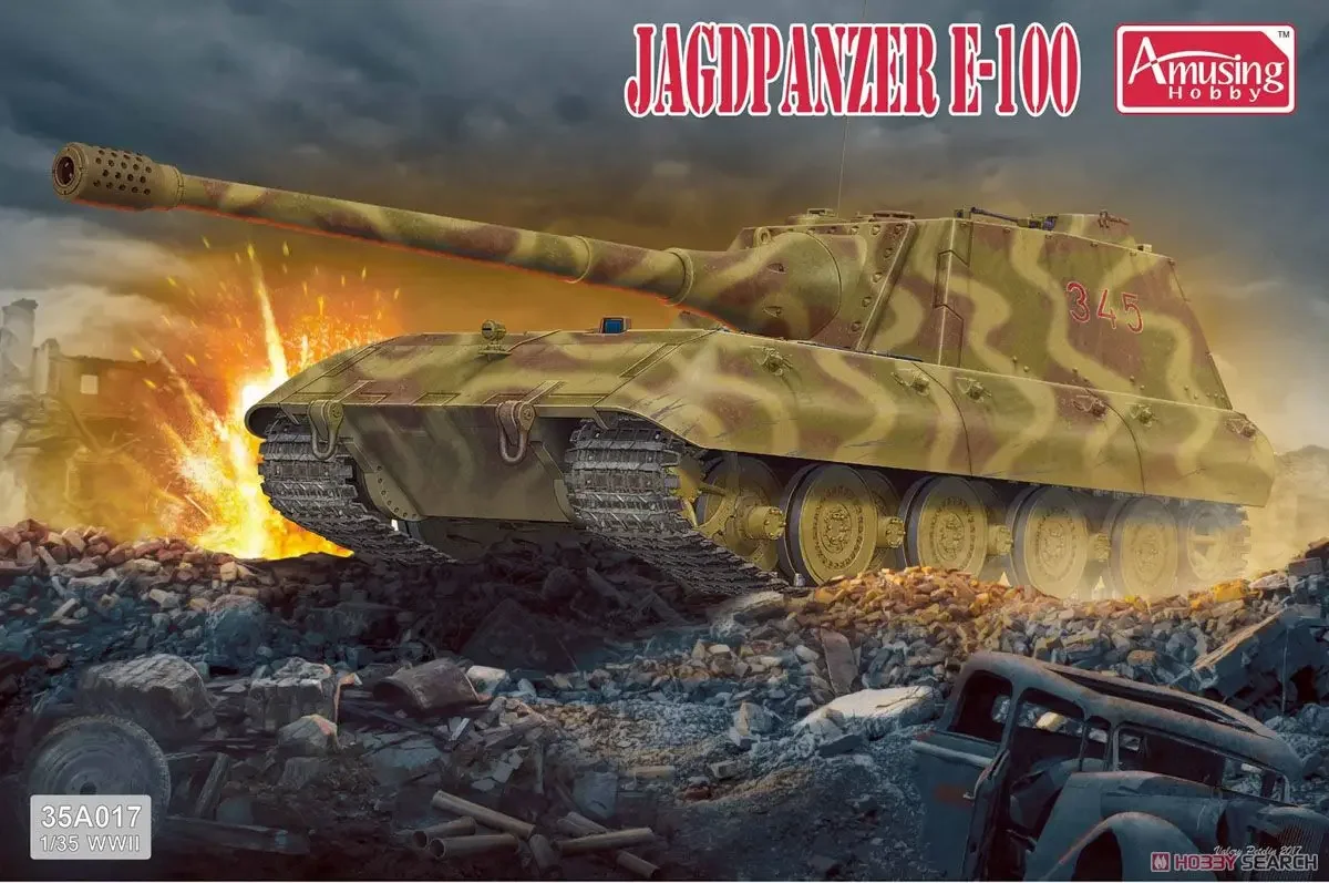 Amusing Hobby 35A017 1/35 Немецкий Jagdpanzer E-100 — набор масштабной сборки модели