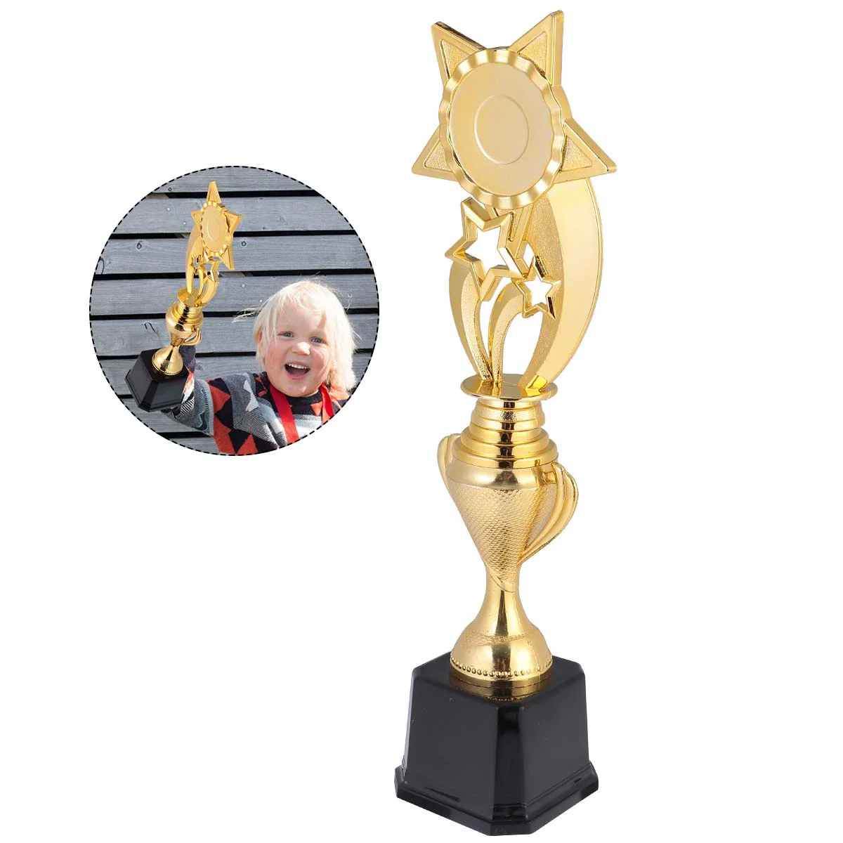 

Children's Trophy Shape Achievement Award Creative Game Kids Awards Prizes