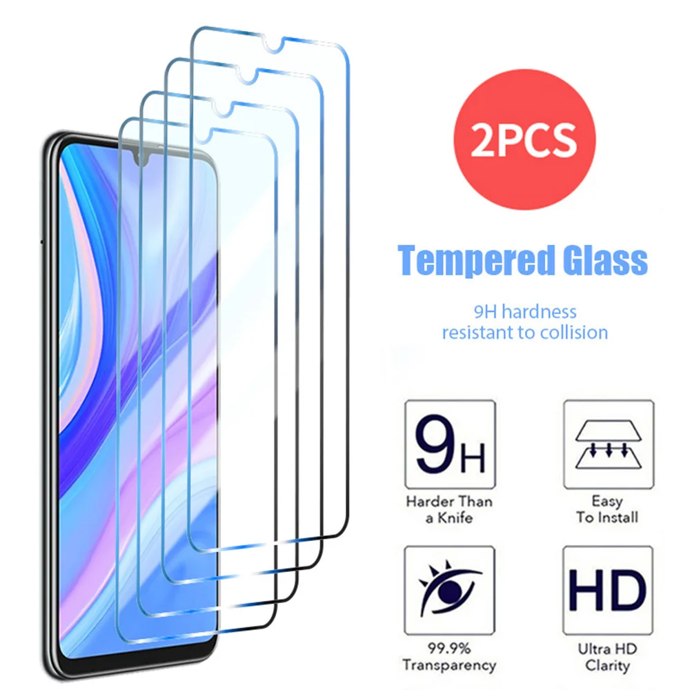 

2PCS Clear HD Tempered Glass For Huawei P30 P40 P20 Lite P20 Pro P50 Screen Protector on Y6p Y8p Y6 Y7 Y9 2019 P Smart S Glass