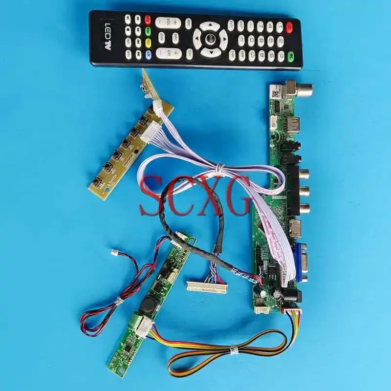 

TV Analog Monitor Panel Controller Board Fit M200FGE M200FGJ M200O3 1600*900 VGA AV USB 20" HDMI-Compatible LVDS 30 Pin DIY Kit