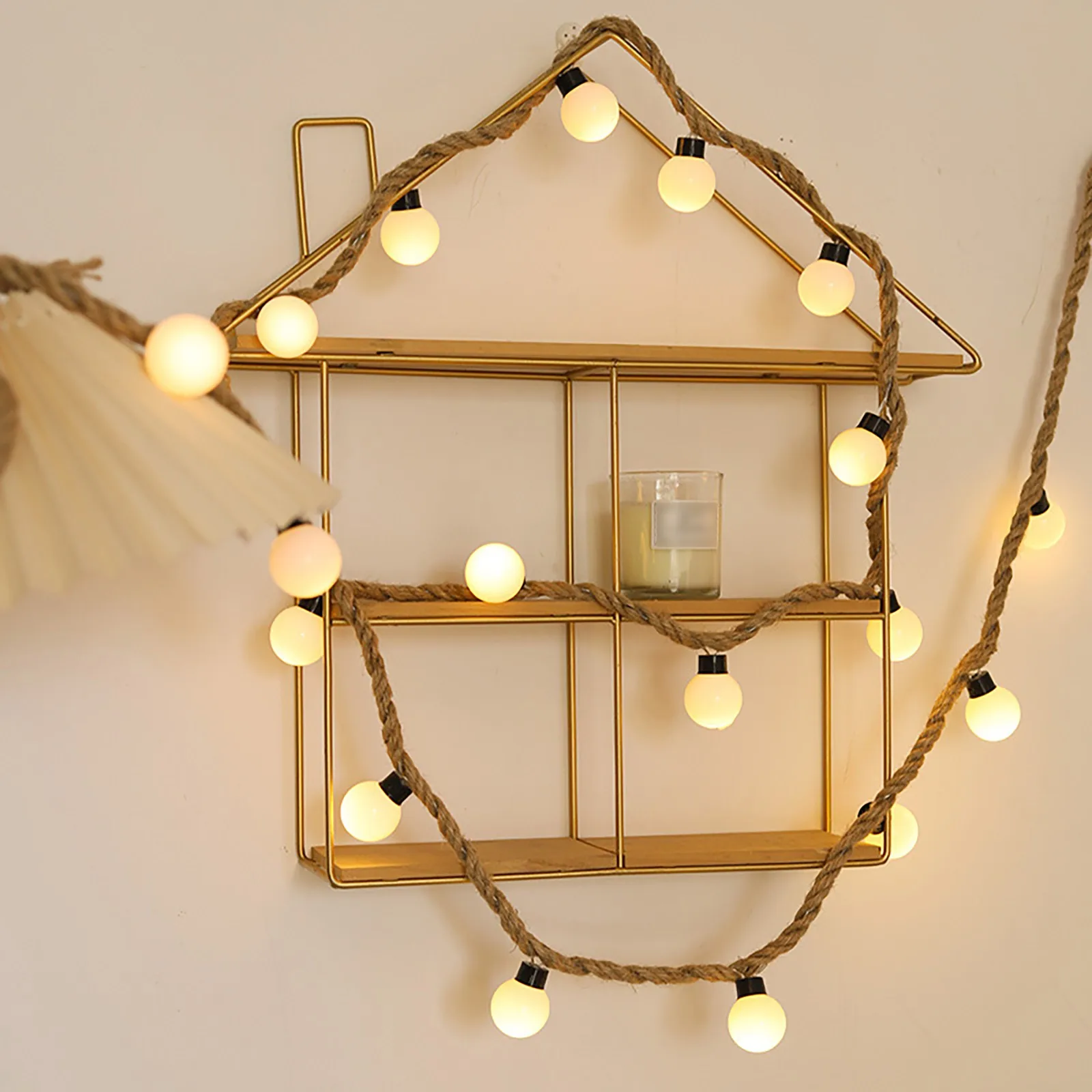 

10LED Bubble Ball String Lights Christmas Fairy Lighting Strings for Outdoor Holiday Wedding Xmas Party Home Decoration