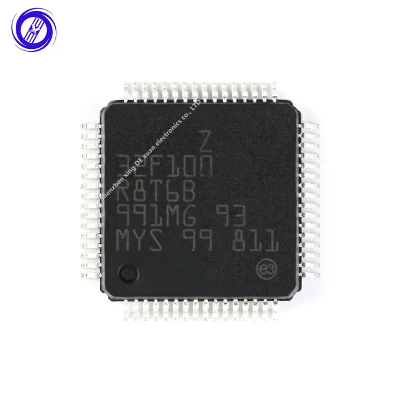 

STM32F100R8T6B LQFP-64 32-битный микроконтроллер-MCU