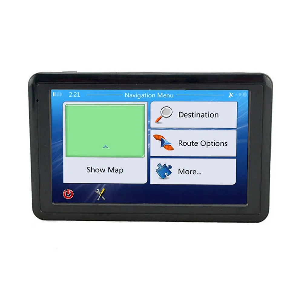 5 Inch Portable GPS Navigator With 8G HD Free Flow On Truck 2D / 3D View Map Display  Easily Search For Addresses images - 6