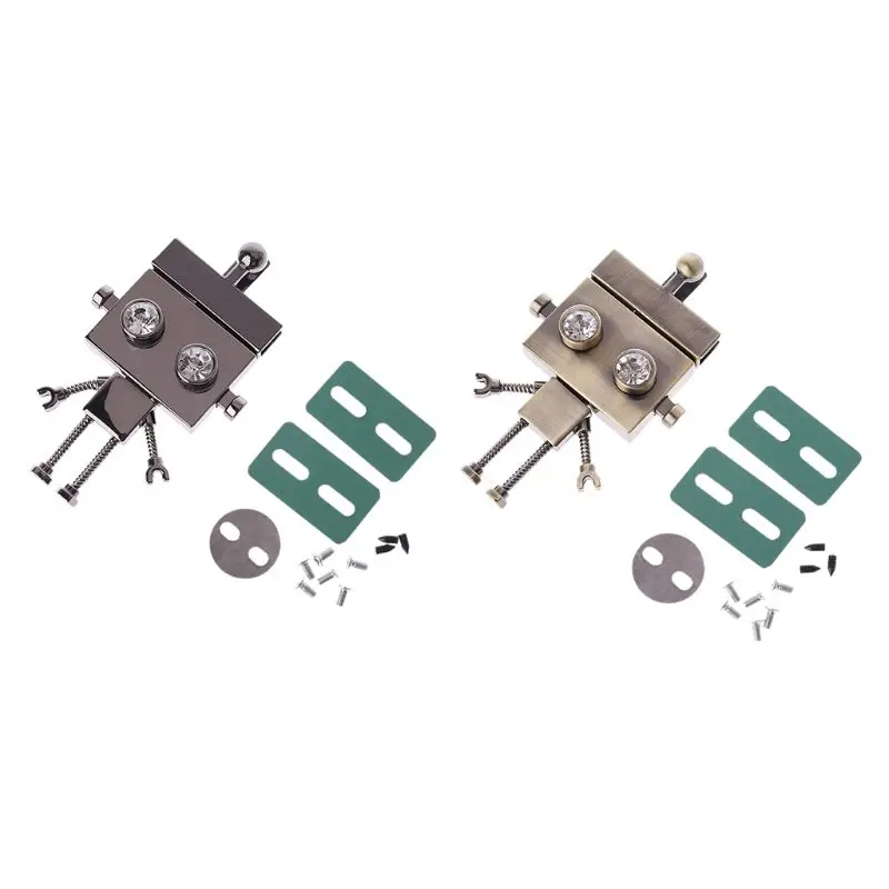 

Застежка в форме робота, поворотный замок, поворотные замки, металлическая фурнитура для сумки «сделай сам», плечо