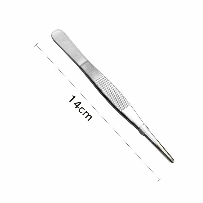 

Нескользящий локоть из нержавеющей стали, прямой круглый пинцет для аквариума, ювелирный зажим, медицинские щипцы для удаления серы в ушах, инструмент для кормления домашних животных