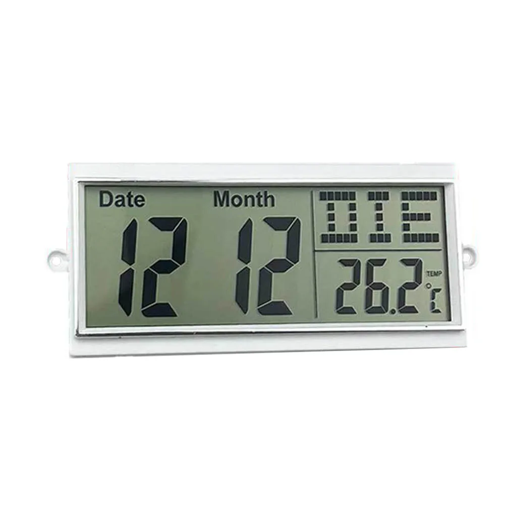 

Multifunctional LCD Hanging Clock with Date Time and Temperature Display Enjoy Convenient Timekeeping and Monitoring