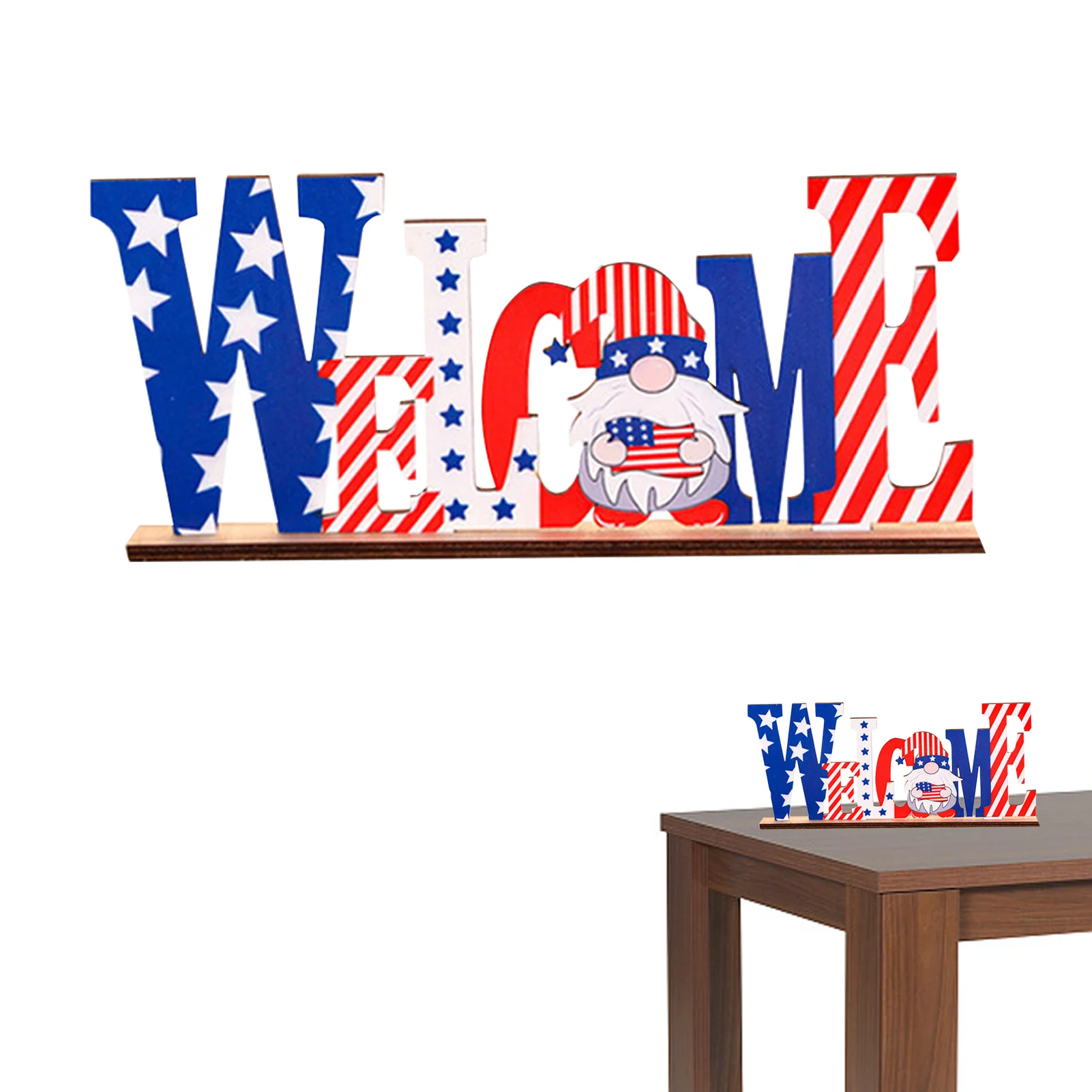 

Украшения для стола 4 июля, 4 июля, украшения для дома, патриотический стол, центральный стол, знак, деревянные украшения для дня ветеранов