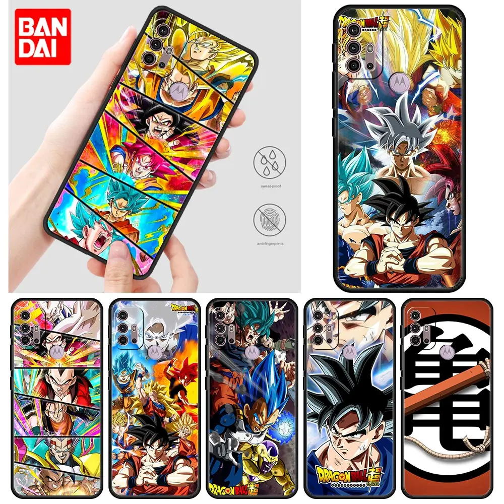 

Super Dragon Ball Goku Case for Motorola Moto G30 G50 G60 G8 G9 G200 G31 G60s Power Plus Play Lite Black Cover Silicone Funda