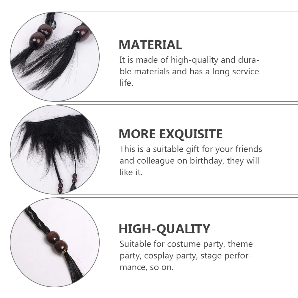 2 шт. модифицированный пиратский борода мужской костюм с капюшоном из