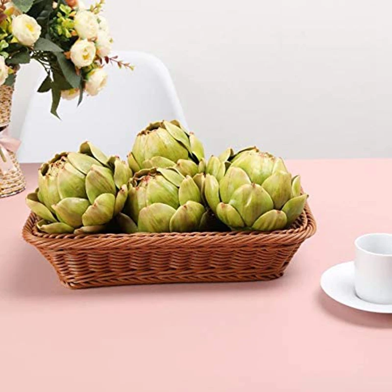 Promotion! 3Pcs Green Artificial Artichoke Plastic Fake Flower For Home Wedding Party Table Decoration |