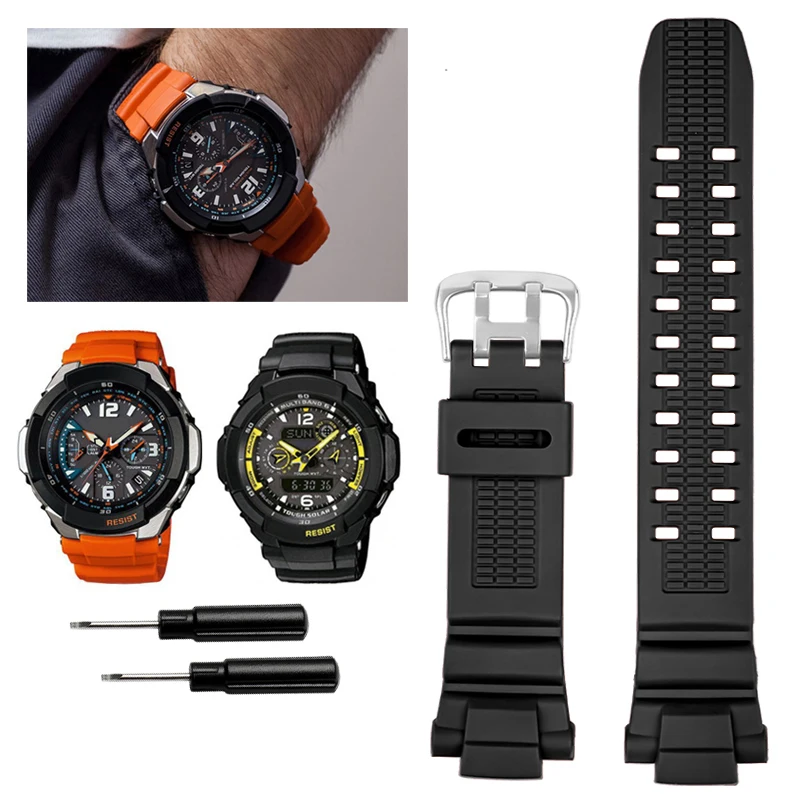 

For Casio G-SHOCK Watch Band Strap GW-3000B 3500B 2500B 2000G-1500 Silicone Rubber Waterproof Bracelet Outdoor Sports Watchband