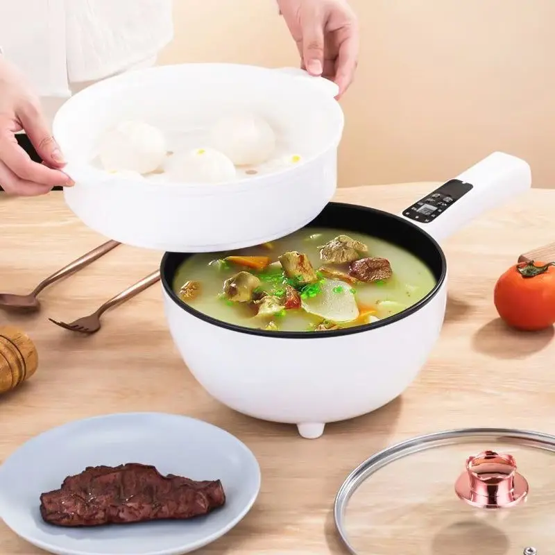 

Multifunctional Intelligent All-in-one Electric Frying Pan 220V Multi Cooker Non-Stick Smart Mechanical MultiCooker Steamed Rice