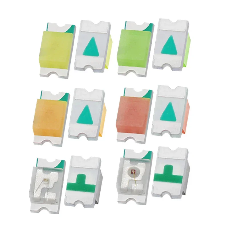 100 шт./лот 1206 (3216)SMD комплект светодиодных излучающих диодов лампа чип световые