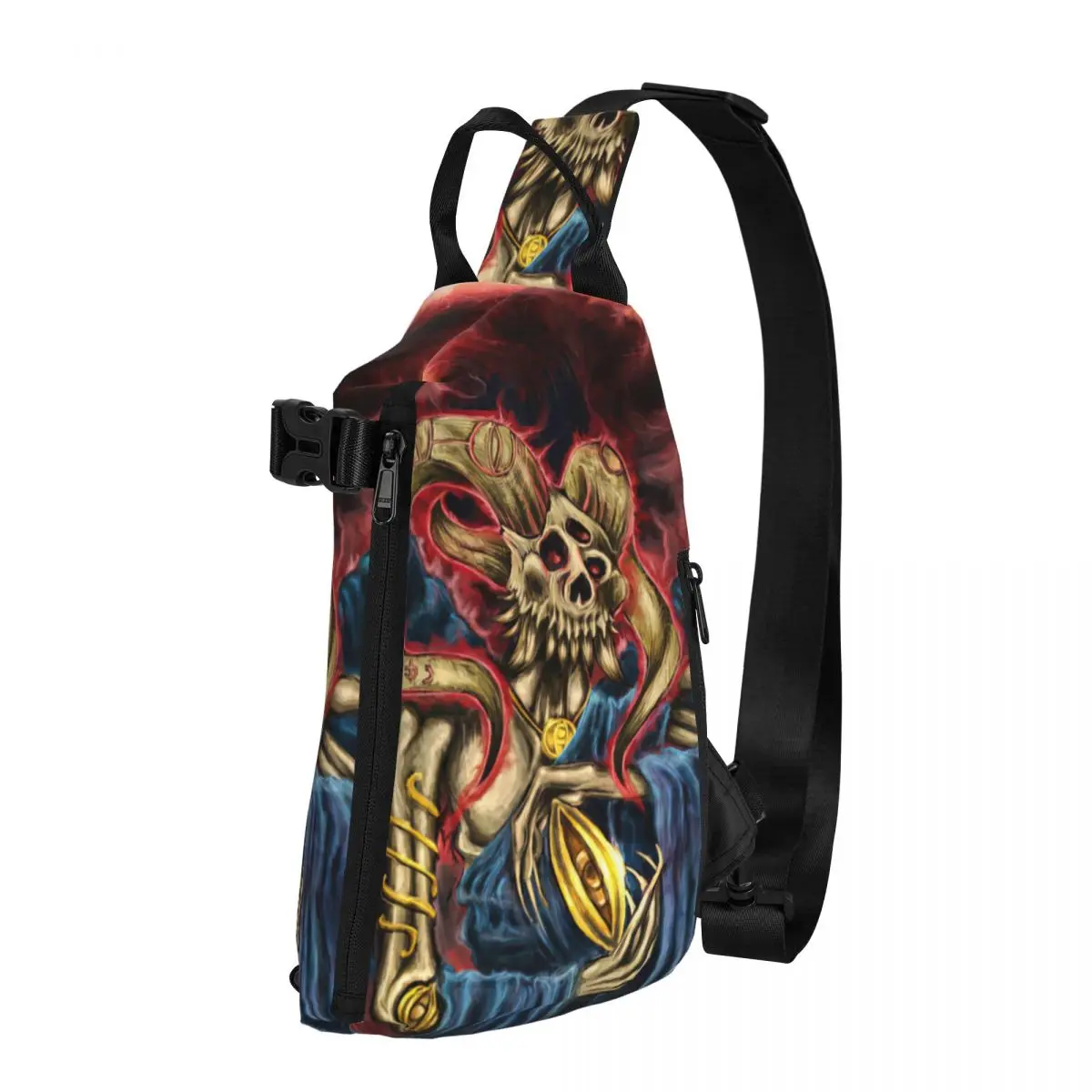 

Темный ритуал от DefiledVisions On DeviantArt, нагрудная сумка через плечо, повседневная мужская сумка-мессенджер по диагонали