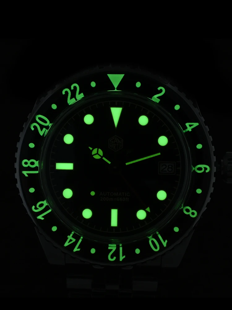 Мужские механические часы San Martin SN0005B-1S