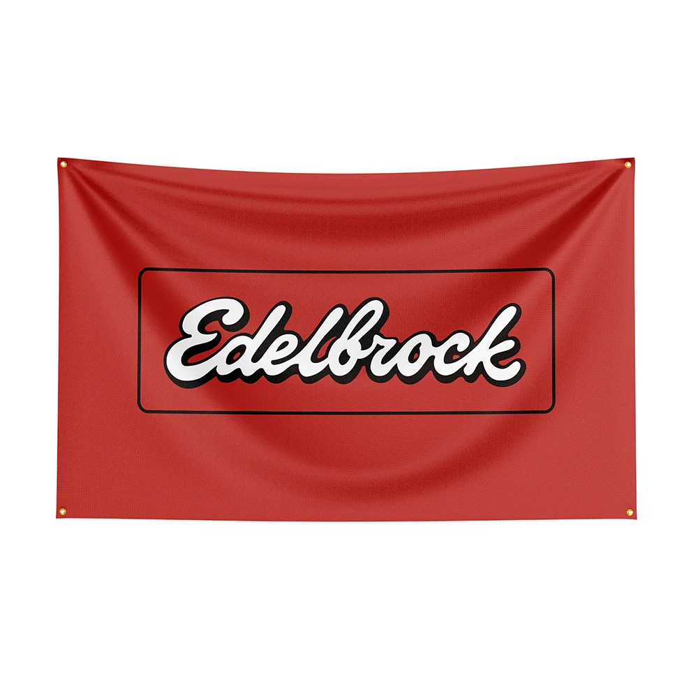 

90x150 см Edelbrocks флаг полиэстер Печатный гоночный Фотофон для декора