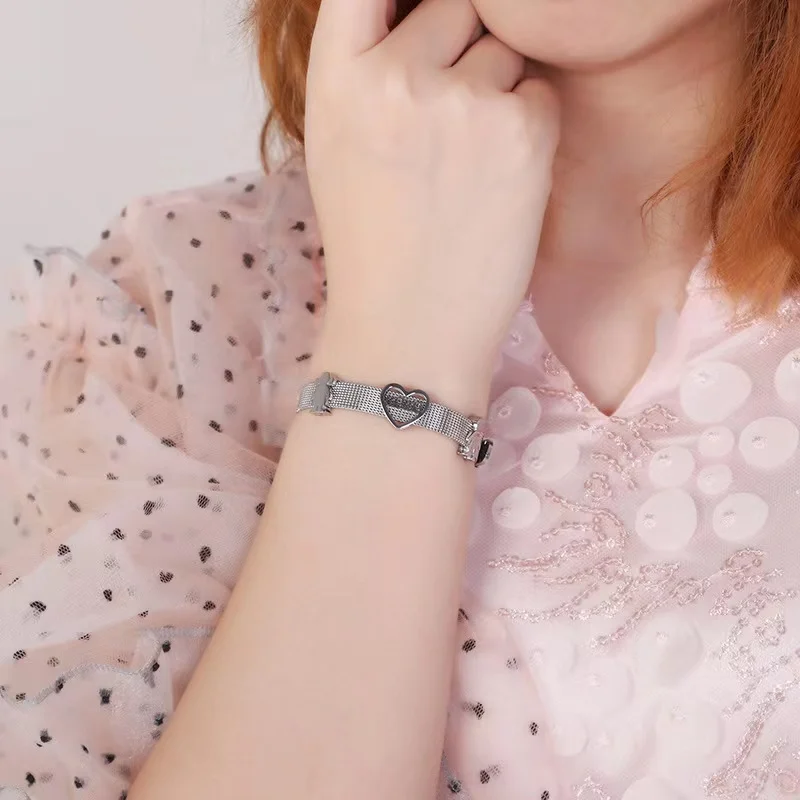 Браслеты женские из нержавеющей стали с надписью мама |