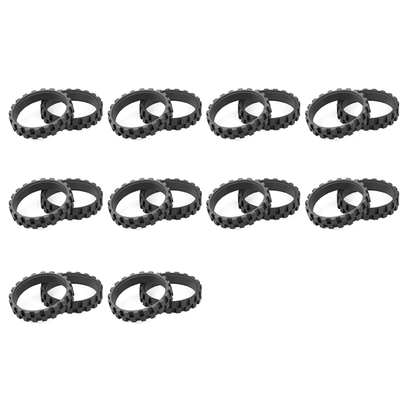 

20Pcs Tires For Irobot Roomba Wheels 500 600 700 800 And 900 Series Anti-Slip, Great Adhesion And Easy Assembly