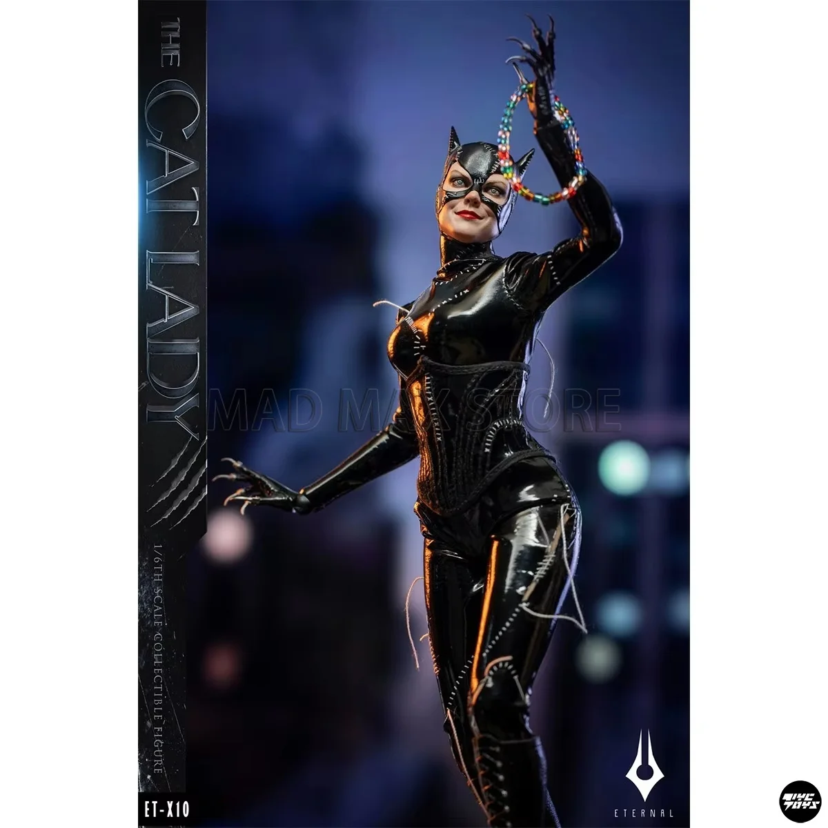 Фото В НАЛИЧИИ: Коллекционная фигурка ET-X10 Cat Lady 1/6, издание 92, «Бэтмен возвращается», Олд Кэт-Уомен, стандартная версия, модель, игрушка, подарок №1