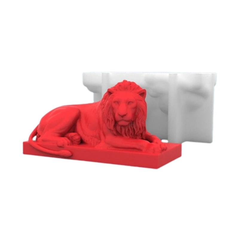 

Lion Silicone Mould for Soap Making Chocolate Candy Mold Cake Fondant Topper Decor Resin Clay Plaster Candle Melt Molds K3ND