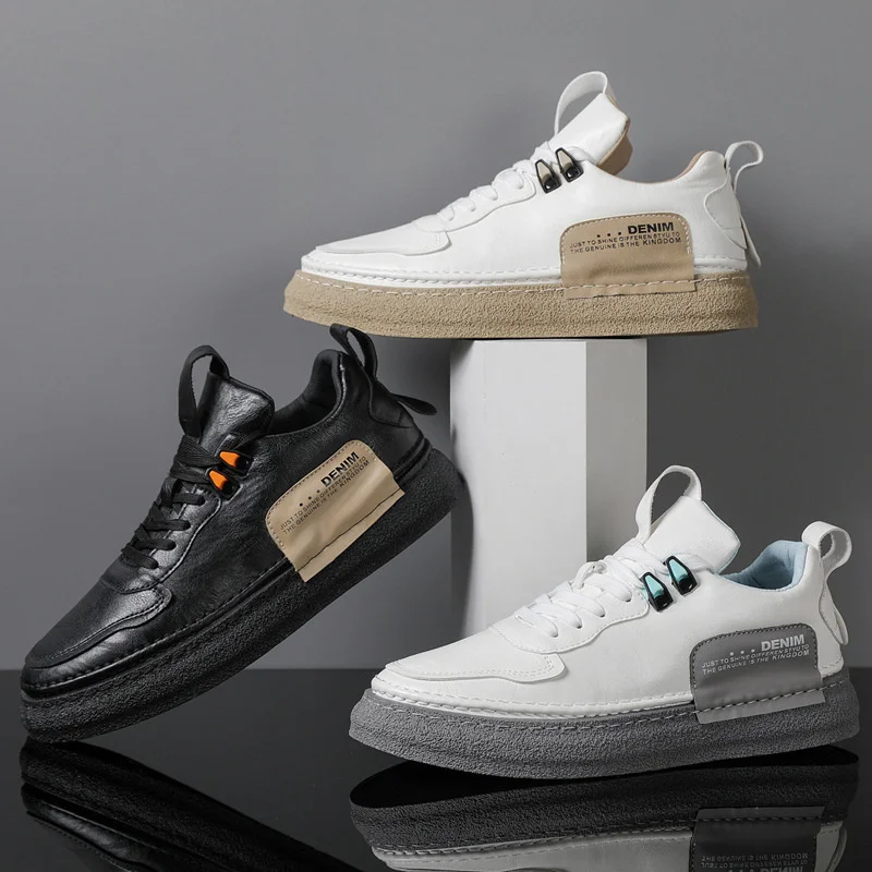 Xiaomi SALUDAS Men Casual Shoes Outdoor Fashion Luxury Leather Shoes New Breathable Comfortable Walking Jogging Sneakers Male