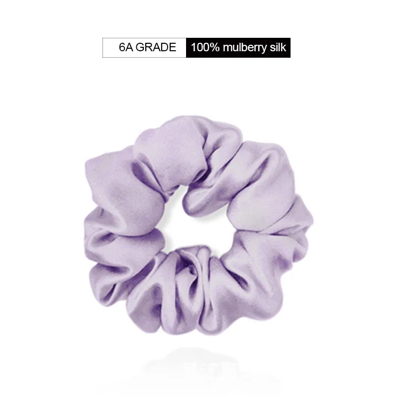 

Резинка для волос 22 Momme из 100% чистого шелка шелковицы 3,5 см, аксессуары для волос, шелковая резинка для волос