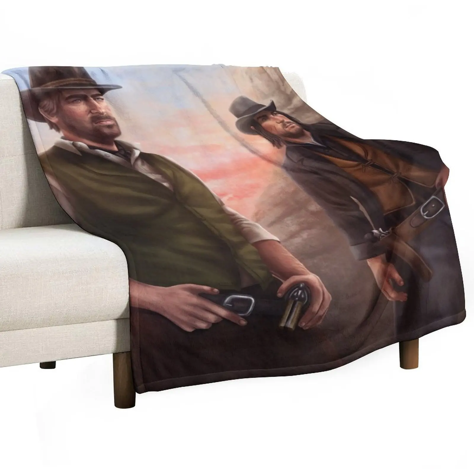 Братья - Артур Морган и Джон Марстон плед