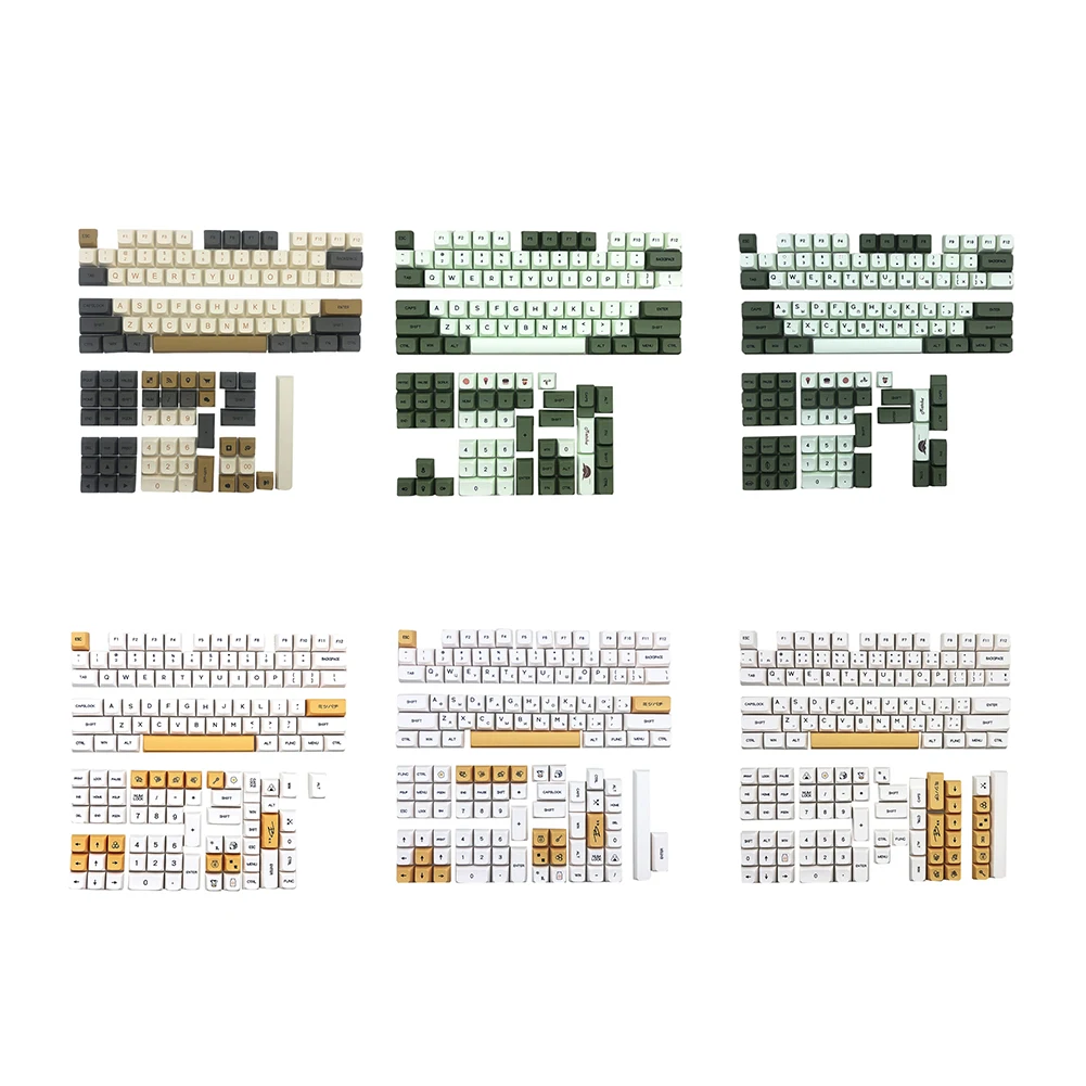 

Колпачок для механической клавиатуры, колпачок для клавиш PBT для MX Switch XDA, высокопрофильный персонализированный колпачок для клавиш на англ...