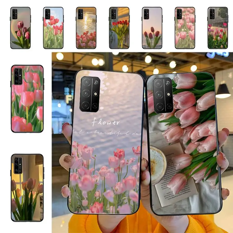 

Tulip flower Phone Case for Huawei Honor 10 i 8X C 5A 20 9 10 30 lite pro Voew 10 20 V30