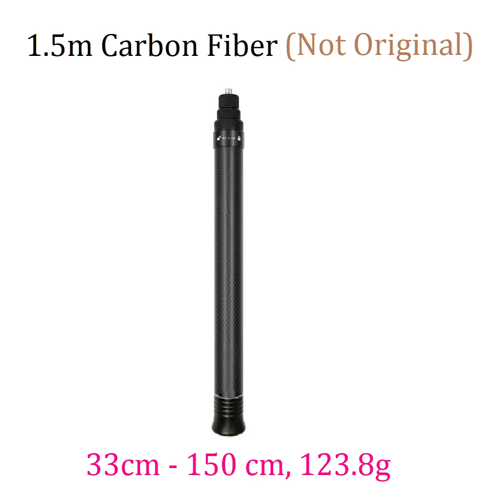 Insta360 невидимая селфи-Палка для Insta 360 X3 / ONE X2 RS R GO 2 GoPro оригинальные аксессуары 114 см