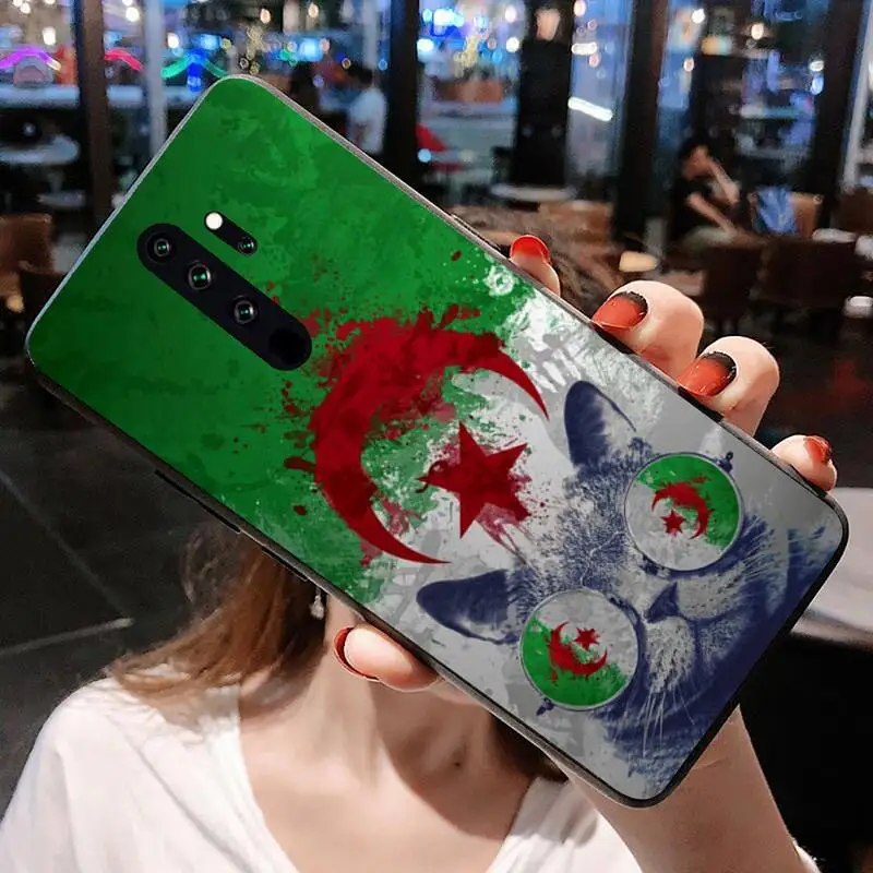 Подлинный флаг Алжира для Redmi 9A 9 8A Note 11 10 8 8T Pro Max K20 K30 K40 | Мобильные телефоны и