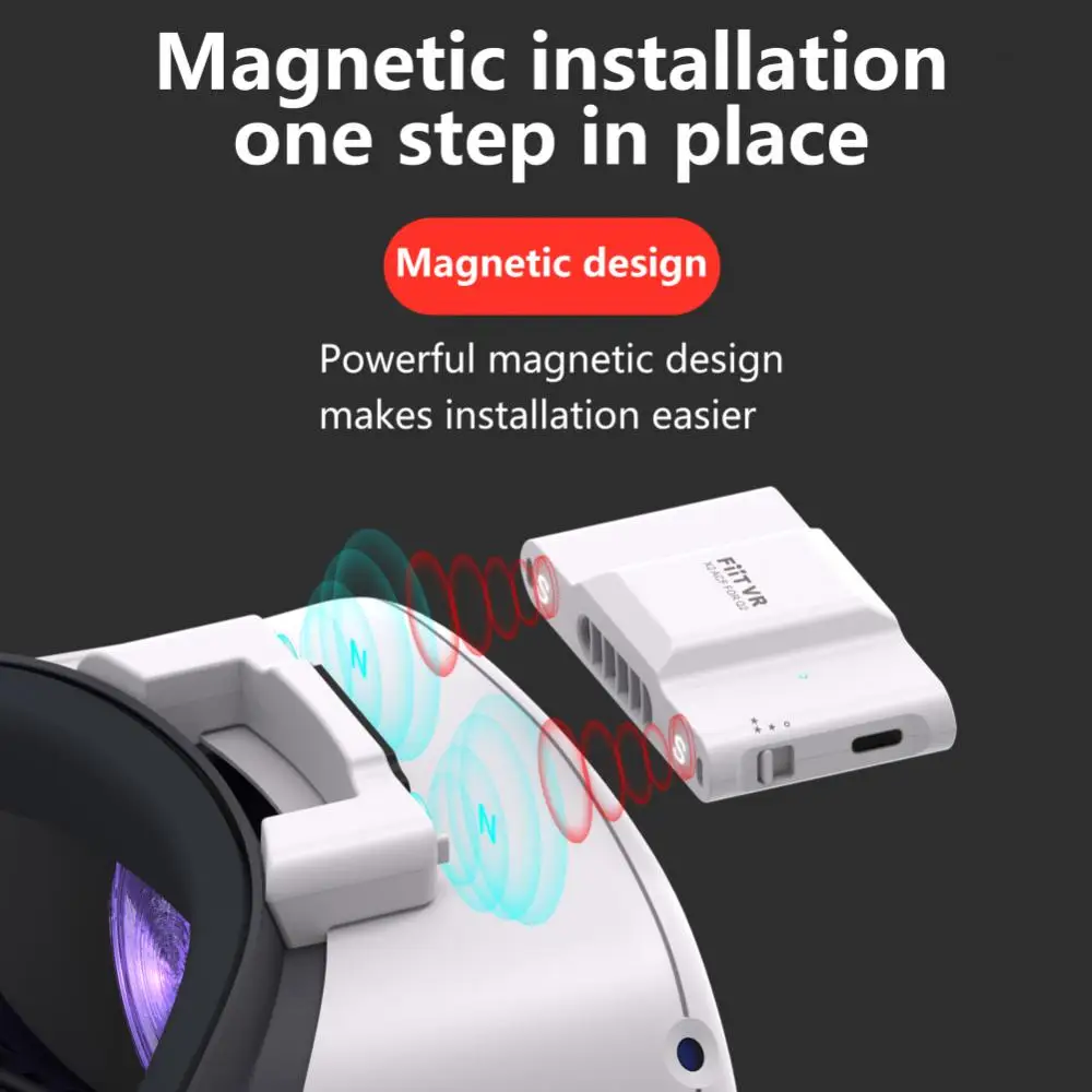 

Anti-fog Transmission Anti-light Exhaust Breathing Mask Magnetic Suction Vr Accessories Accessories Adapt To Oculus Quste2 X2