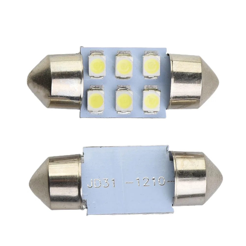 

Суперъяркая лампа для автомобиля, 31 мм, 6000k 3528 SMD 12 В