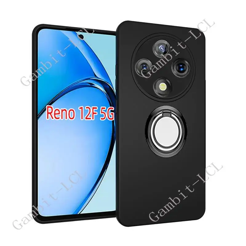 Для OPPO Reno12 F 4G Reno 12 FS 5G CPH2637 CPH2687 Задний кольцевой держатель-кронштейн Чехол для