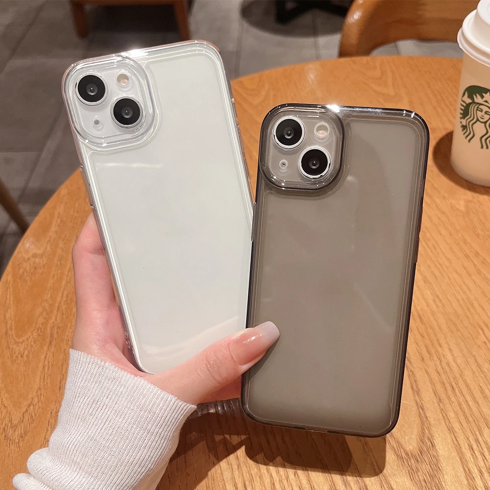 Противоударный прозрачный Ультратонкий чехол для iPhone 13 12 11 Pro Max XR XS X 6 7 8 Plus SE