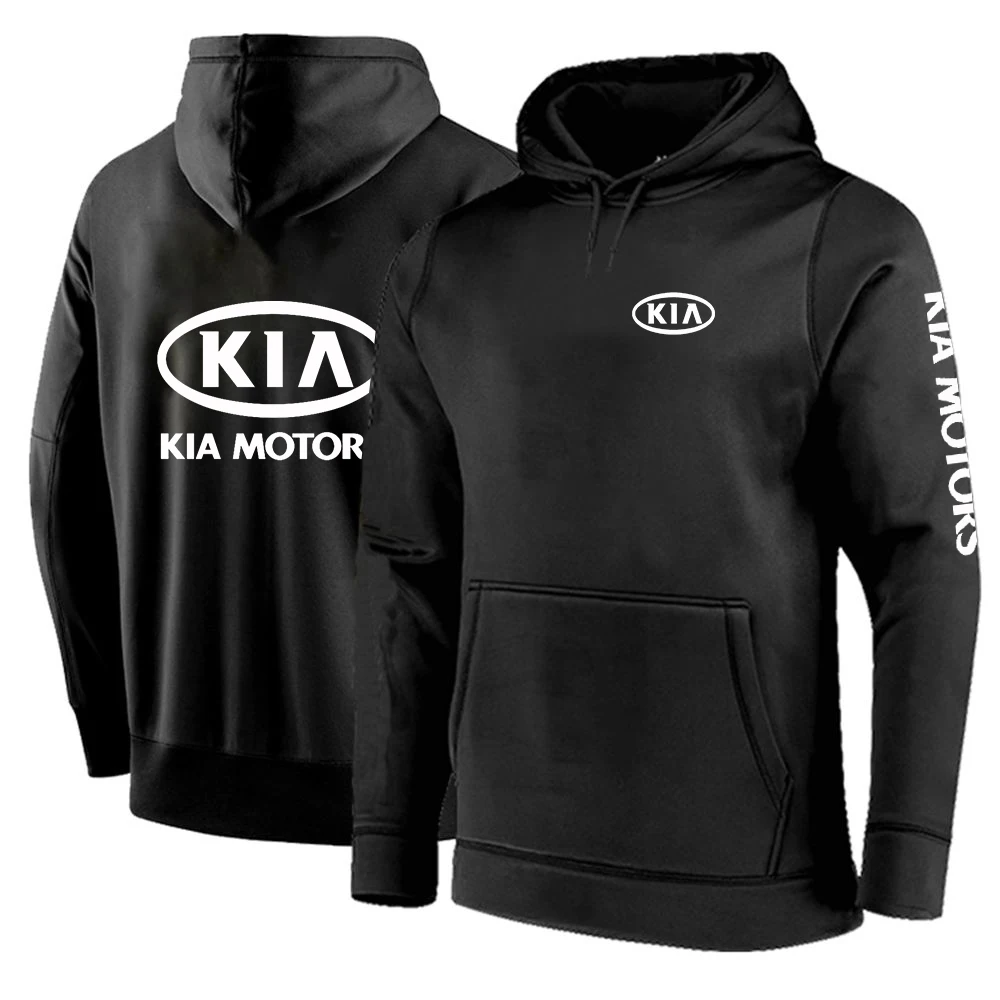 

2022 Kia Motors Autumn Spring Hoodies Mens Customize Printing Sweatshirt Hooded Coats pullover High Street Hip hop Sport Tops