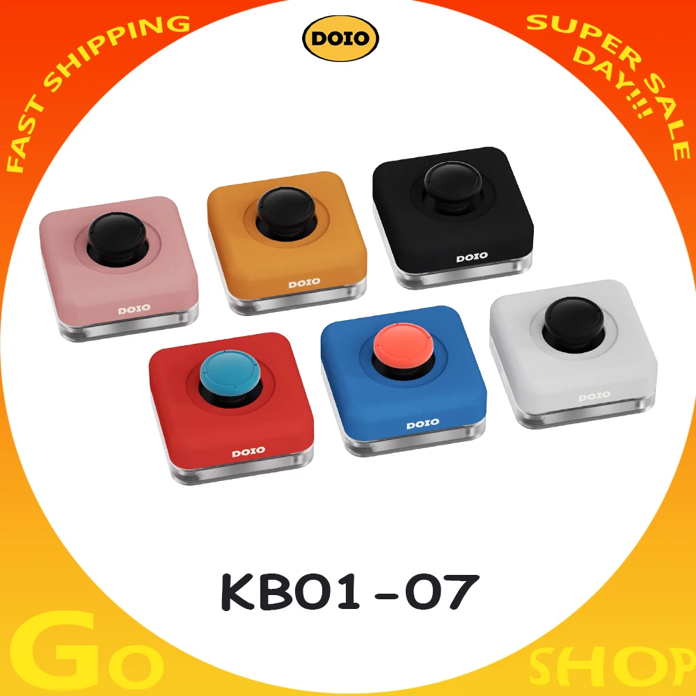 DOIO KB01-07 механическая клавиатура для компьютера переключатель клавиш алюминиевый
