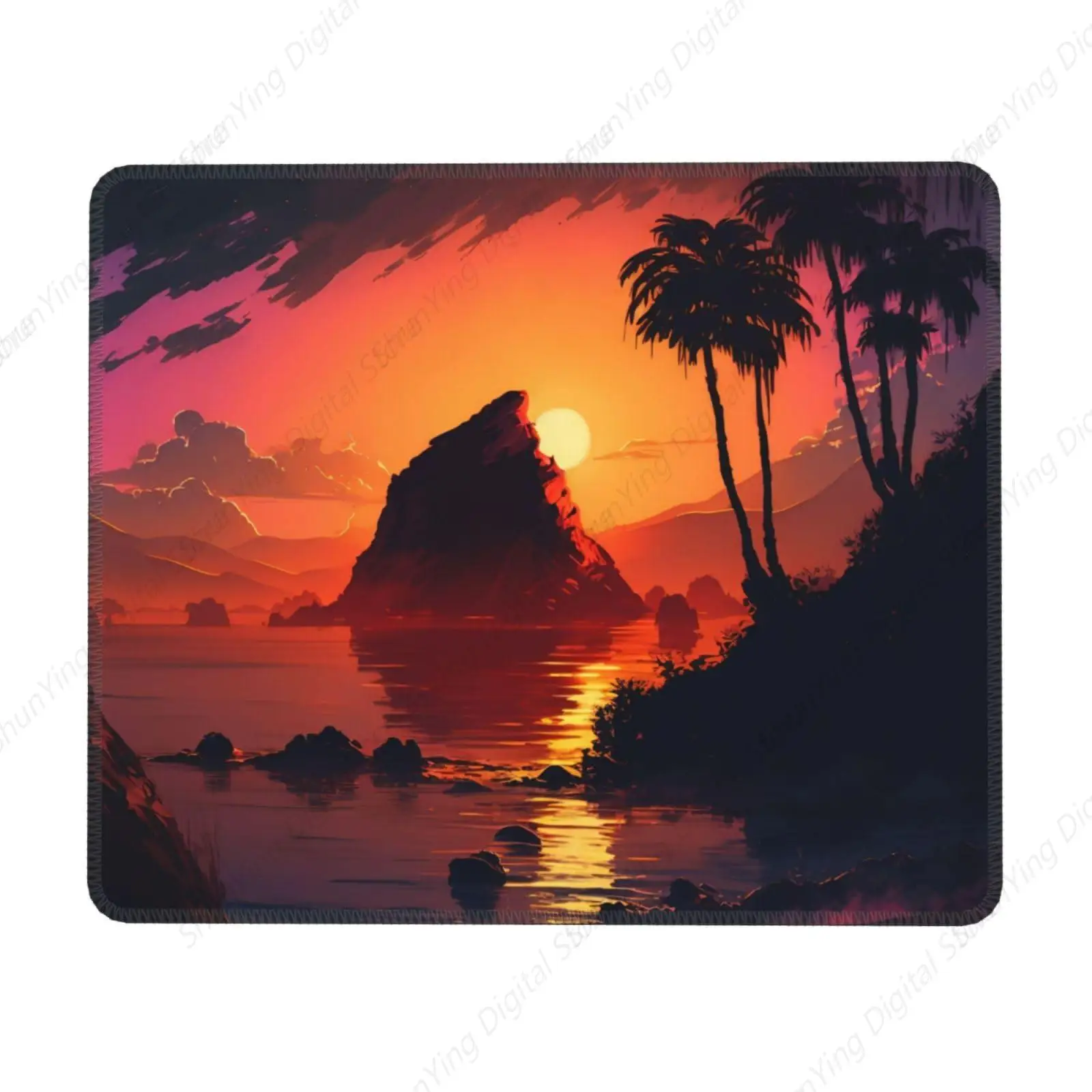 Коврик для мыши Beach Sunset противоскользящий резиновый игровой коврик подходит