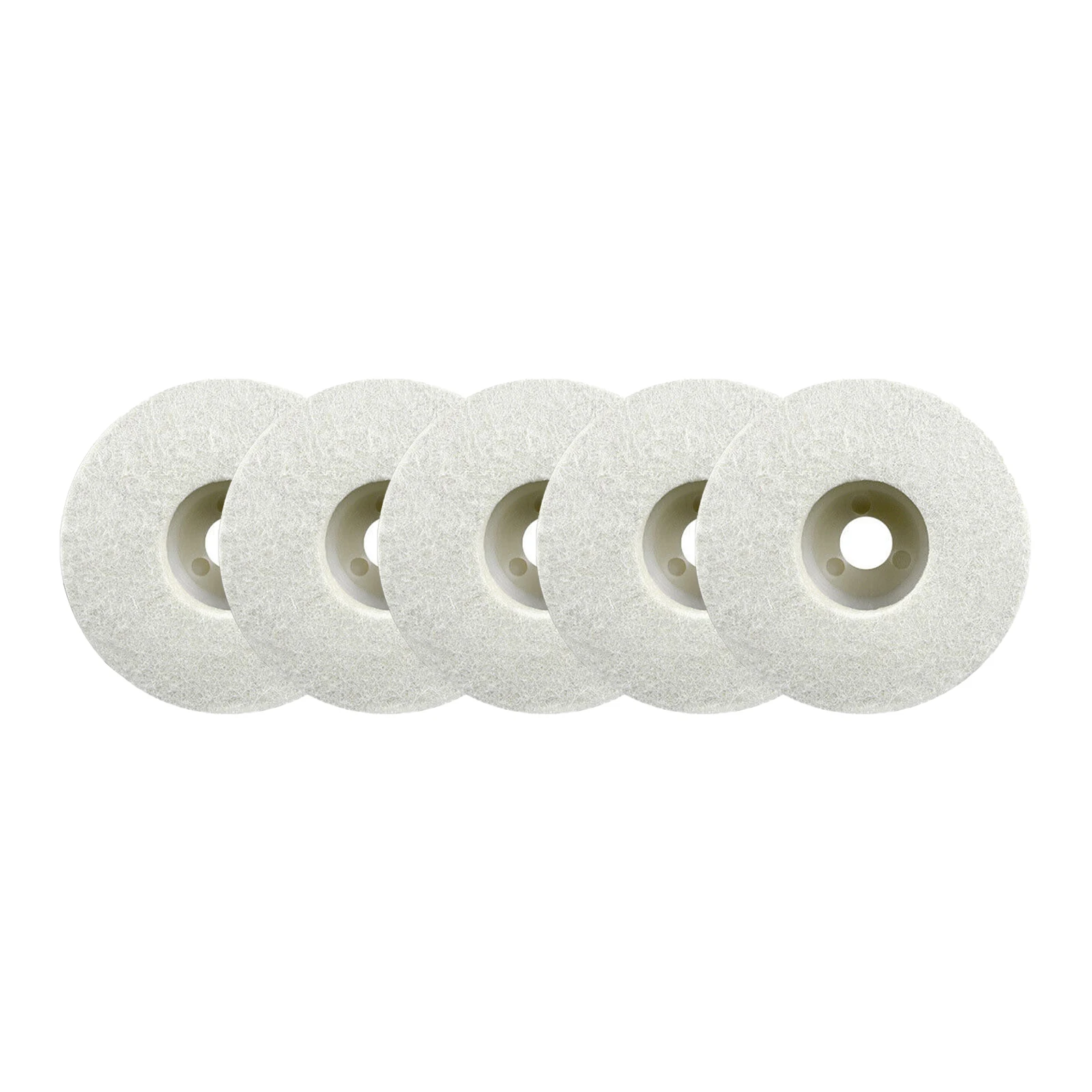 

Easy to Use Wool Polishing Pads for Stainless Steel Copper Marble 4 Inch Compatible with 100 Type Angle Grinders