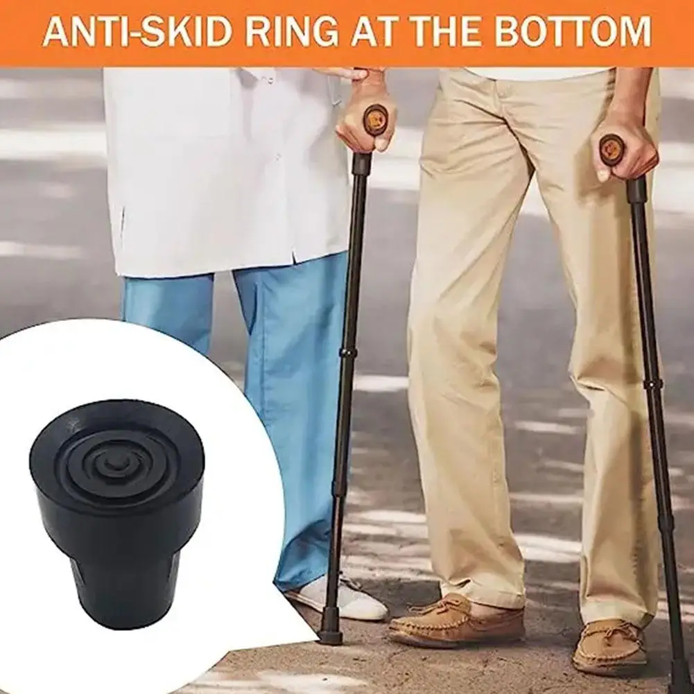

Outdoor Travel Mountaineering Crutch Foot Cover Foot Soft 19mm4 Cover Mat Bed Shock Table Rubber Rubber Non-slip Absorbing G2T4