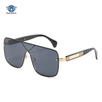 teenyoun new one piece sunglasses luxury brand trend big frame one piece glasses personality versatile frame sun glasses