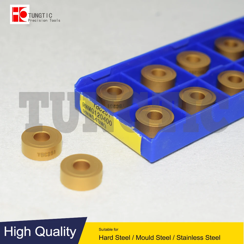 Фото RNMG120400 YBC251 фрезерный станок с ЧПУ, токарный станок, Обрабатывающие инструменты, токарный инструмент, токарные инструменты для металла RNMG 120400 №1