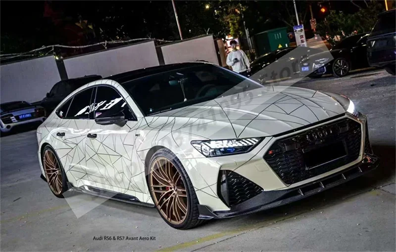 Передний бампер из настоящего углеродного волокна спойлер задний диффузор